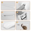 lesolar Foldable Toilet Grab Bar,Foldable Drop Down Toilet Rails with