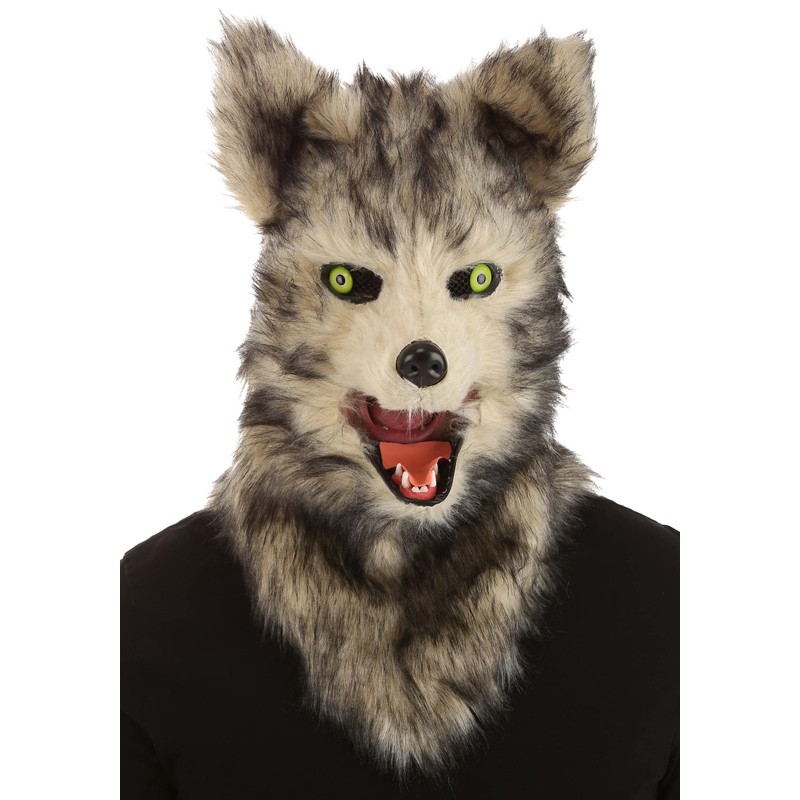 Elope Wolf Mouth Mover Adult Mask Standard, multicoloured