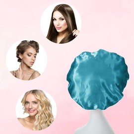 Luxury shower cap - head cover, shower, waterproof, reuseable washable shower cap for Women, soft and comfotable, unique style shower cap,