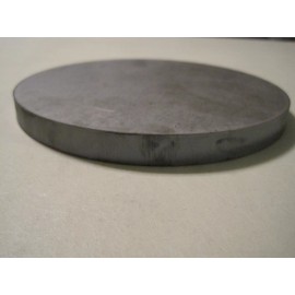 Synergy Steel Designs 1/2" Steel Plate, Disc Shaped, 5" Diameter, .500 A36 Steel, Round, Circle