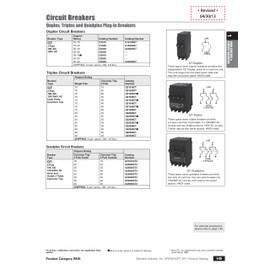 SIEMENS Q21515CT Double (2) 15 Amp Single-Pole Type QT Triplex Circuit Breaker, Black