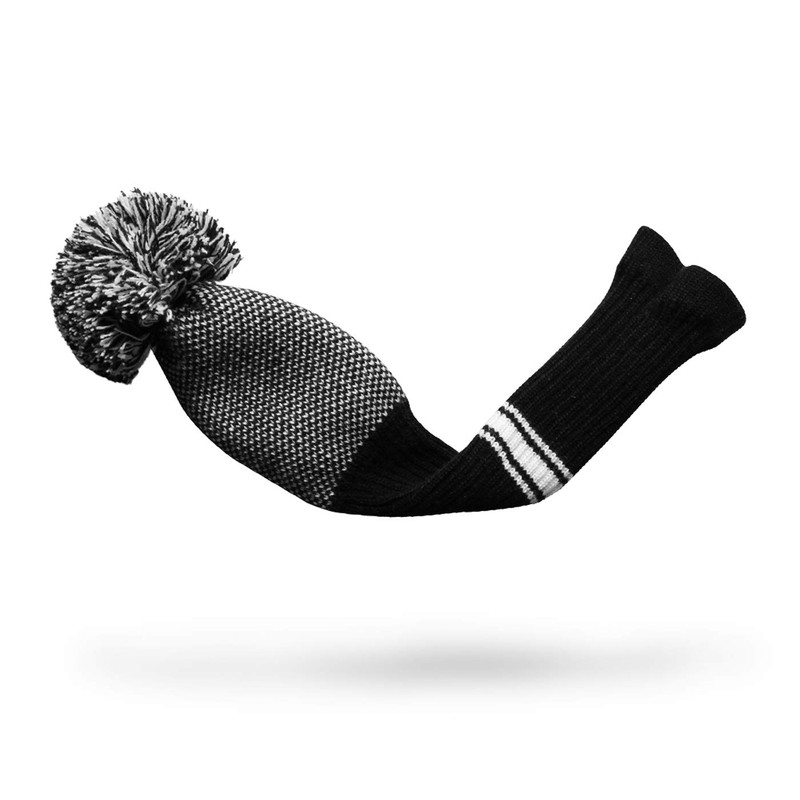 Black Dots Knit Woods Golf Head Covers, Set of 4,