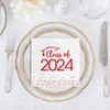 100Pcs Class of 2024 Graduation Napkins, Disposable Congrats Grad Paper