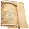 Writing Paper Set 40 Pieces Antique & History, PERGAMENT 20