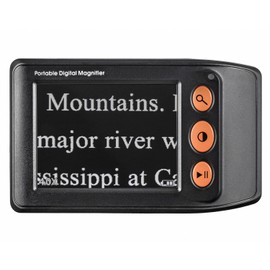3.5 inch Portable Digital Magnifier Low Vision Reading Aid 2~25X Multiple Color Mode
