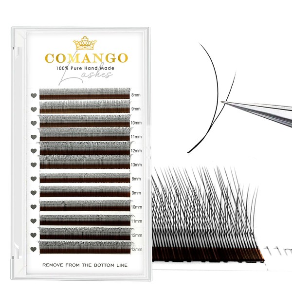 CoMango Cat Eye Lashes Extension Fox EyeLashes Extension 2D Fans
