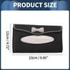 X AUTOHAUX Car Tissue Holder Car Tissue Box Organizer Rhombus