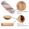 Wooden Balance Board with Cork Roller, 31.5 x 11.8 inch