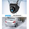 AUTO-VOX 180° Front/Backup Camera, OEM Mini Style, Screw-Free Easy Install,