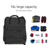 Backpack Waterproof 16L Large Capacity Lightweight Adjustable Shoulder Straps Comfortable