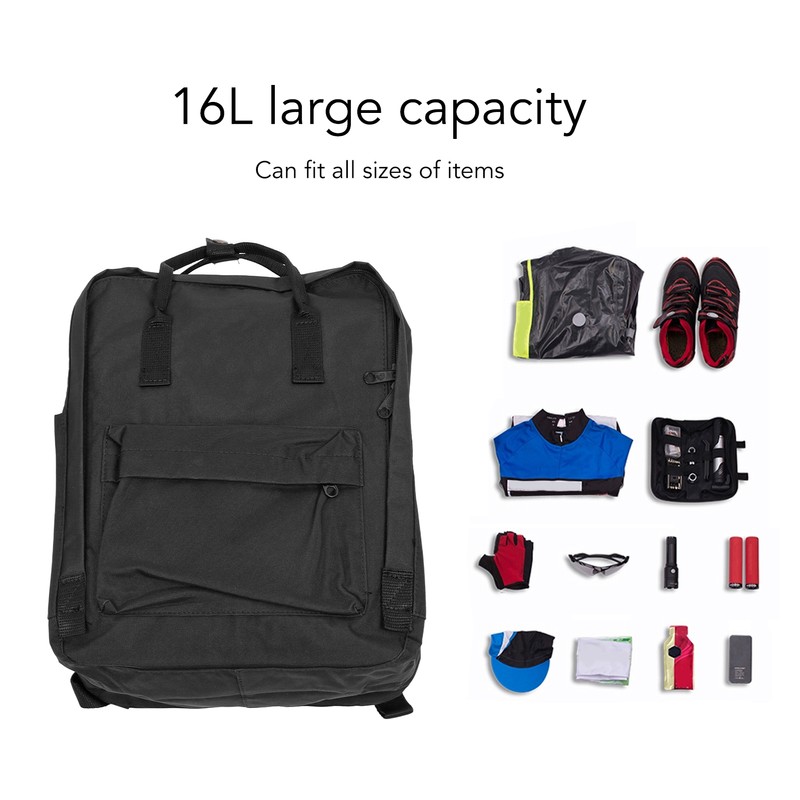 Backpack Waterproof 16L Large Capacity Lightweight Adjustable Shoulder Straps Comfortable