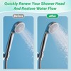 MAPVOLUT 50-in-1 Shower Head Cleaner Kit with Stainless Steel Needles