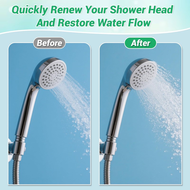 MAPVOLUT 50-in-1 Shower Head Cleaner Kit with Stainless Steel Needles