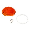GG Grand General 84076 4 inches Dark Amber Classic Glass
