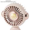 Foldable Mini Fan Cute Lightweight 900mAh Adjustable Low Noise Handheld