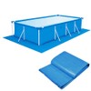 Pool Ground Cloth, Foldable Swimming Pool Floor Protector, Waterproof Rectangular