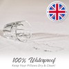 Waterproof Pillow Protectors 48x74 Anti Allergy 2 pack Zipped 100%