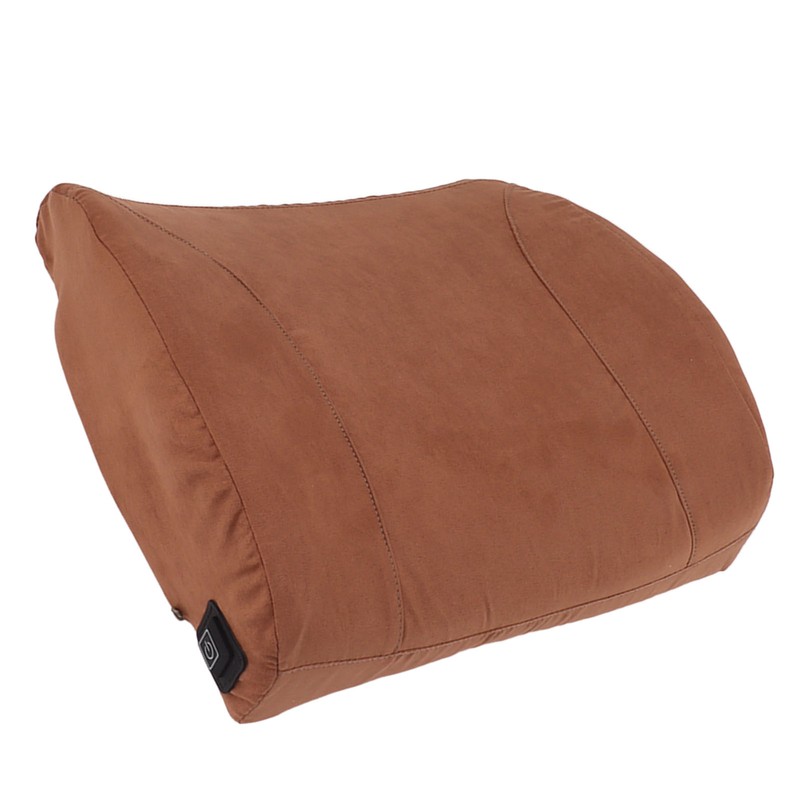 Khaki Portable Heating Waist Cushion USB Port 3 Adjustable Temperature