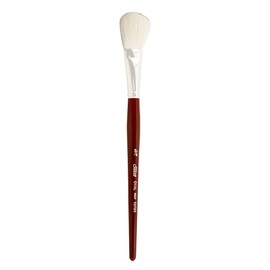Silver Brush Limited 5519S Silver Mop White Oval Brush, Oil, Acrylic, and Watercolor Brush, Short Handle, Size 3/4"