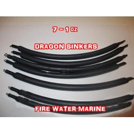 Fire Water Marine DRAGGING Drift SINKERS Flexible SNAGLESS Catfish Bottom Bouncing 1oz 2oz 4oz (1)