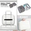 Kono Lightweight Polypropylene Carrying Case Hard Shell Cosmetic Case Travel