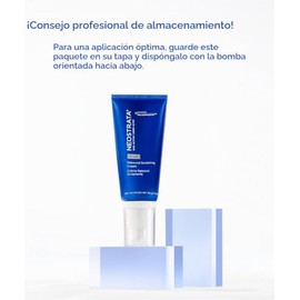 Neostrata Crema Escultora de Rebote, Hidratante de Elevación Multiacción, Con Ácido Glicólico, Péptidos y Mezcla Aha/pha No Comedogénico, 1.7 Onzas