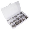 Round End Feather Key Parallel Drive Shaft Key Set, 140pcs
