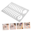 Beavorty eyebrow practice stencil eyebrow shape practice mold mouth make