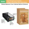 Pull out Cabinet Organizer Fixed with Adhesive Nano Film,Heavy Duty