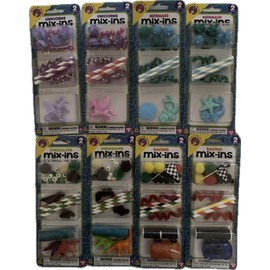 Big Time Mix-Ins 8 Sets Add To Slime Or Crafts 2-Mermaids 2-Unicorns 2-Dinosaurs 2-Racers