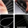 Buer Homie 3 Rolls (0.6/0.8/1.0 mm) jewellery strong elastic string