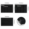 ProCase Stackable Large Jewelry Drawer Organizer, 3 Pack Velvet Jewelry