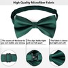 HISDERN Bow Tie Men's Already Tied Adjustable Bow Plain Paisley