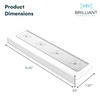 Brilliant Evolution 0.6" Ultra-Thin Wireless Under Cabinet Lights - 4