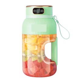 Multifunctional Portable Juicer Cup with Digital Display,Portable Juicer Blender,Portable Blender for Smoothies
