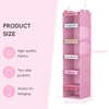 VERONLY Weekly Hanging Closet Organizer for Kids, 6-Shelf Clothes Storage