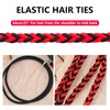 3 Pcs 25" Spiral Braided Hair Ties for Sports,No Damage,Non-Slip