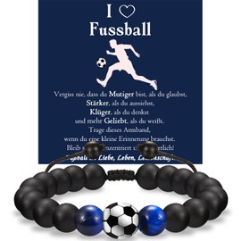 PDTU Football Basketball Gifts Boys, Football Basketball Bracelet Gifts for Boys Teenagers Son Grandson Nephew Brother for School Graduation Birthday Christmas, Stone