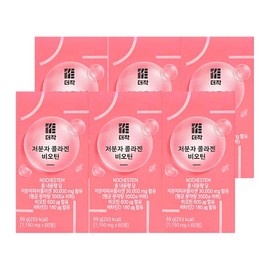 Deojak ​​Low Molecular Collagen Biotin Glutathione 1000mg x 60 tablets, 6 boxes, 12 months / 더작 저분자콜라겐 비오틴 글루타치온 1000mg x 60정 6박스 12개월
