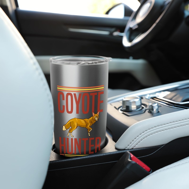 Coyote Hunting Wildlife Shooting Animals Hunt Stainless Steel Insulated Tumbler