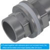 PATIKIL GASKETED PIPE JOINT PVC WATER TANK PIPE SUPPLY PVC
