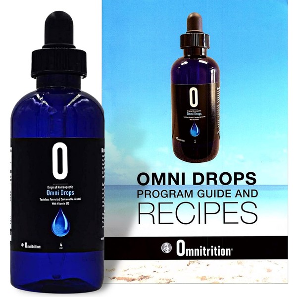 Omnitrition Original Homeopathic Omni Drops with Vitamin B12-4 oz, and Program Guide