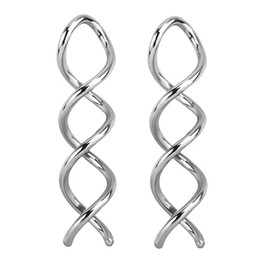 Pierced Owl 10-16GA Steel Swirl Twisted Coil Tapers, Sold as a Pair, metal, not known,