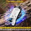 BORUIT U10 Small Flashlights Powerful, Mini EDC Flashlight AA Battery
