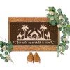 SILYHEART for Unto Us A Child is Born Coir Doormat