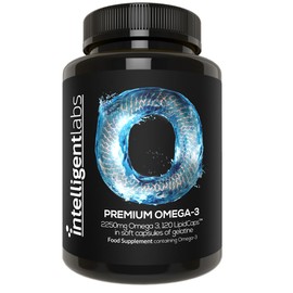 Intelligent Labs Triglyceride Omega-3 | 2,250 mg Fish Oil (1,224 mg EPA + 816 mg DHA + 210 mg Other Omega-3) | 120 Softgels | High-Potency Omega-3 Supplement