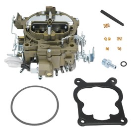 4 Barrel 750 CFM Carburetor Manual Choke Fit For Rochester Quadrajet Carburetor Chevy 350 454 327 427 V8 Engines GMC Trucks 1966-1973 big small block 4BBL Carb 1901R 4MV Corvettes 1975-1979 1901-GG