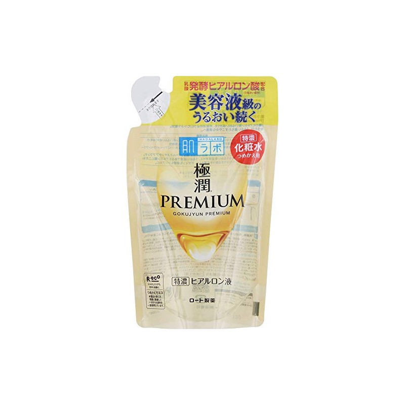 Hadalabo Gokujun Premium Hyaluronic Liquid Refill, 6.1 fl oz (170