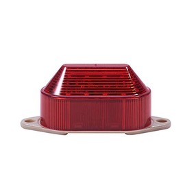 Othmro 1Pcs LTE-5051 110V 3W Warning Light, Industrial Signal Light Tower Lamp, Column LED Alarm Round Tower Light Indicator Continuous Light Plastic Electronic Part Stroboscopic No Sound Red