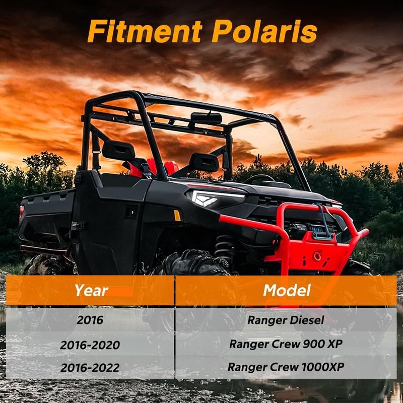 FUSCH 2 PCS Door Net Buckle Clips Compatible with Polaris